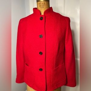 Talbot’s petite women’s wool blend structured coat